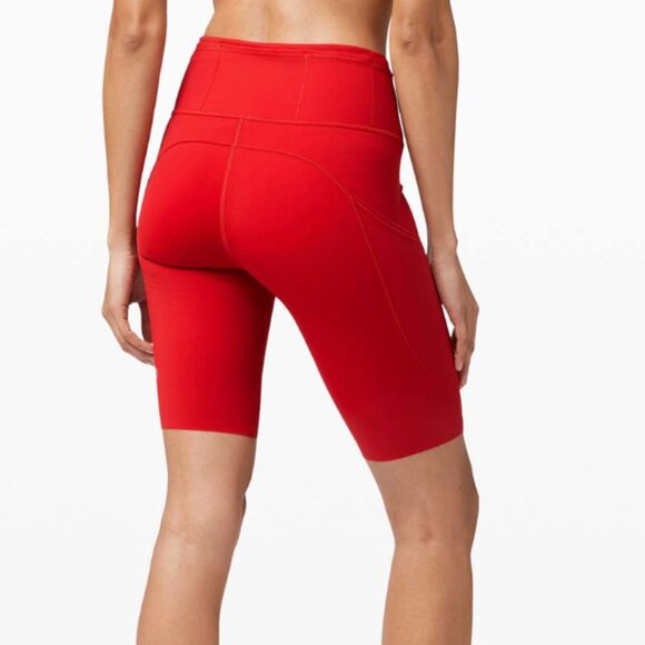 Lululemon Fast And Free Short 10" *Non-Reflective Dark Red - Picture 6 of 6